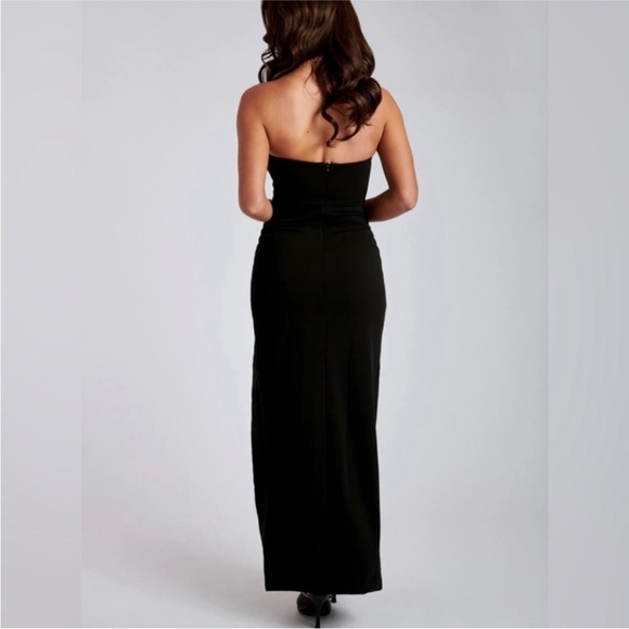 Meshki Black Strapless Bodycon Maxi Dress (NWT) - Picture 4 of 4